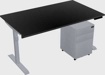 Dual motor electric desk