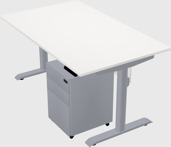 Dual motor electric desk