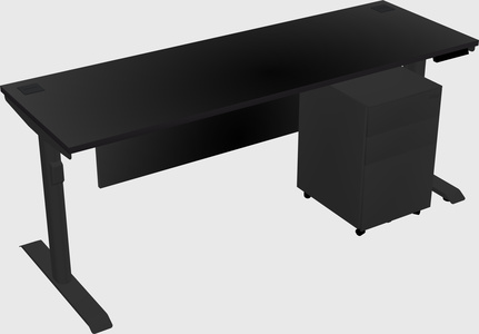 Dual motor electric desk