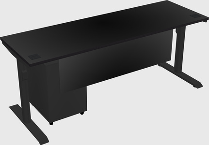 Dual motor electric desk
