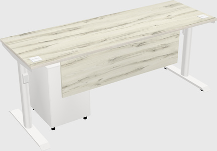 Dual motor electric desk