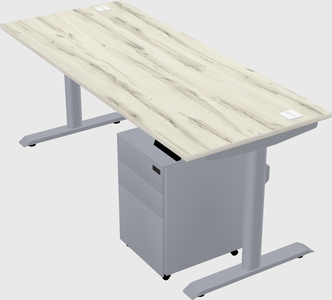 Dual motor electric desk