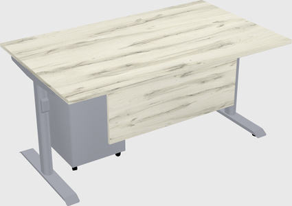Dual motor electric desk