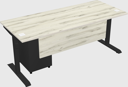 Dual motor electric desk