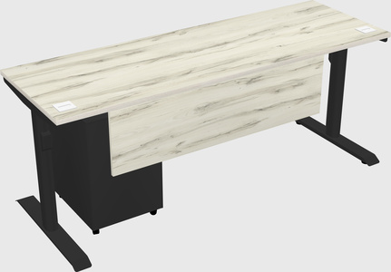 Dual motor electric desk