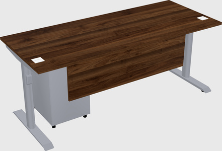 Dual motor electric desk