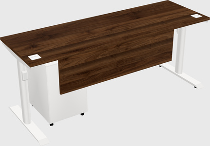 Dual motor electric desk