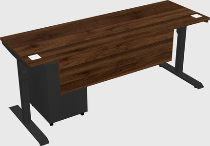 Dual motor electric desk