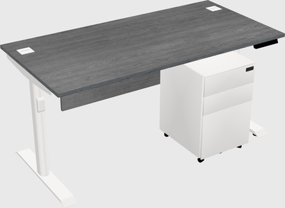 Dual motor electric desk