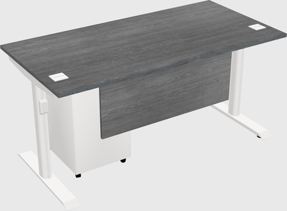 Dual motor electric desk