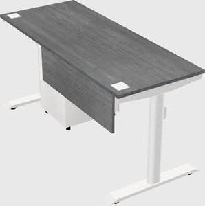 Dual motor electric desk