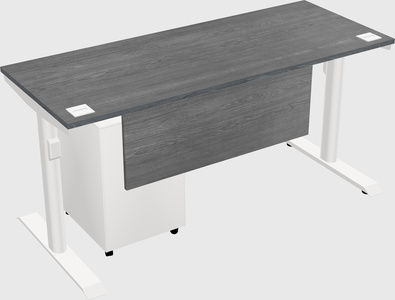 Dual motor electric desk
