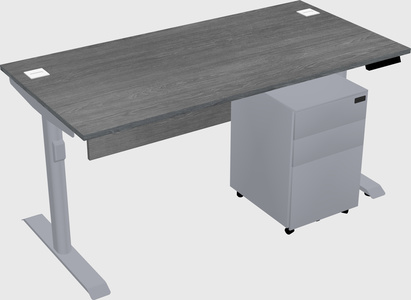 Dual motor electric desk