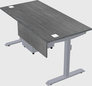 Dual motor electric desk