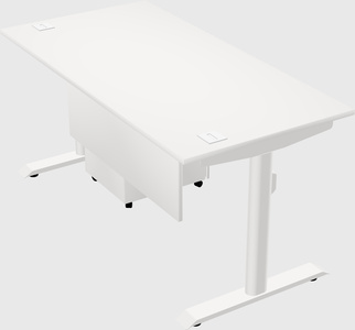 Dual motor electric desk
