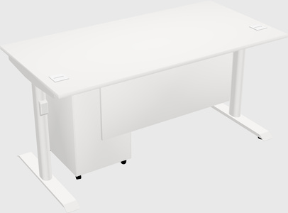 Dual motor electric desk