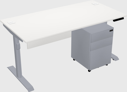 Dual motor electric desk