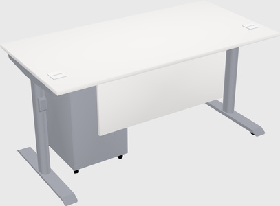 Dual motor electric desk