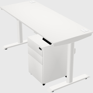Dual motor electric desk