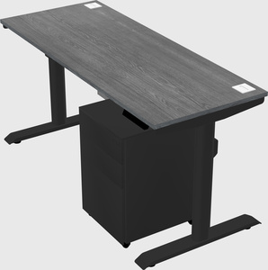 Dual motor electric desk