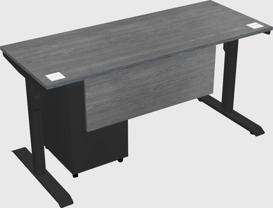Dual motor electric desk