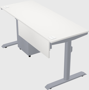 Dual motor electric desk