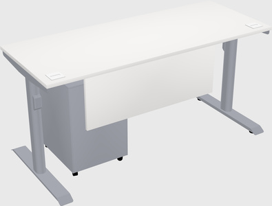 Dual motor electric desk