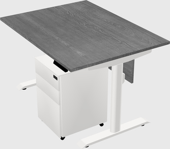 Dual motor electric desk