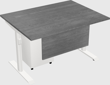 Dual motor electric desk