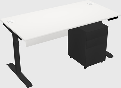 Dual motor electric desk