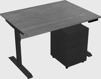 Dual motor electric desk
