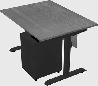 Dual motor electric desk