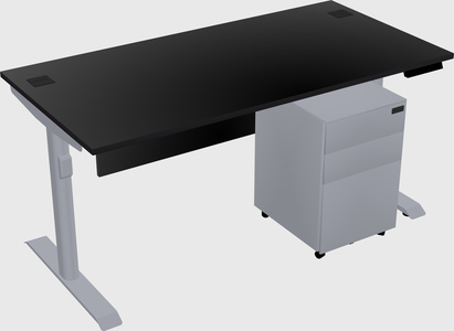 Dual motor electric desk