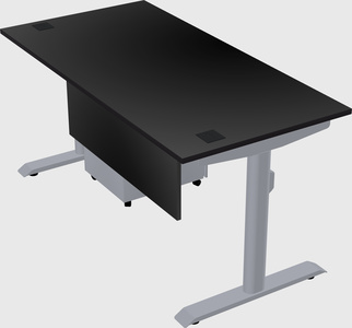 Dual motor electric desk