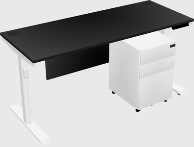 Dual motor electric desk