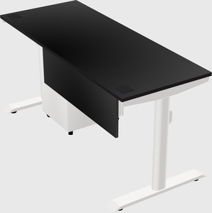 Dual motor electric desk