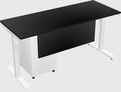 Dual motor electric desk