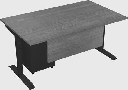 Dual motor electric desk