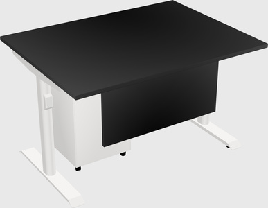 Dual motor electric desk