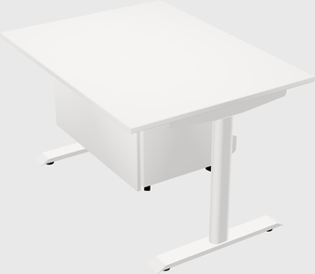 Dual motor electric desk