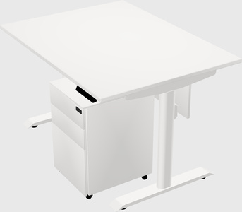 Dual motor electric desk