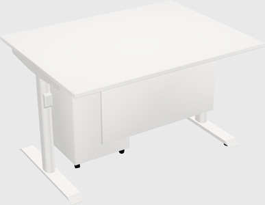 Dual motor electric desk