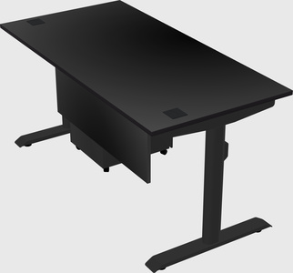 Dual motor electric desk