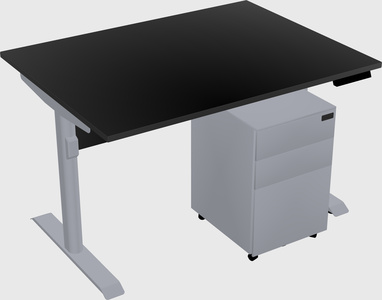 Dual motor electric desk