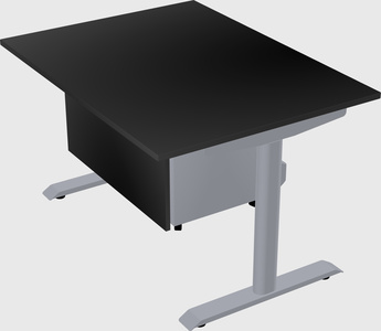 Dual motor electric desk