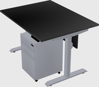 Dual motor electric desk