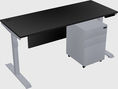 Dual motor electric desk