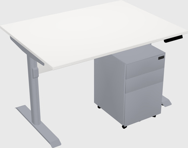 Dual motor electric desk