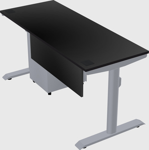 Dual motor electric desk