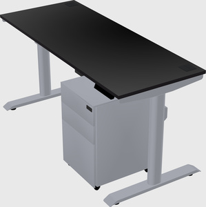 Dual motor electric desk